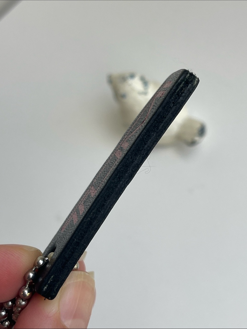 TUMI Leather Hangtag Bag Charm - Picture 6 of 7